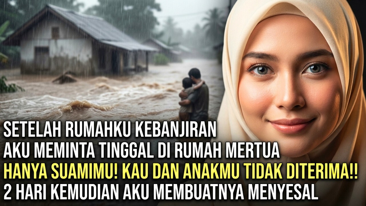 Setelah diusir saat banjir, mertua tertawa puas  Saat aku tunjukkan siapa pemilik rumah ini