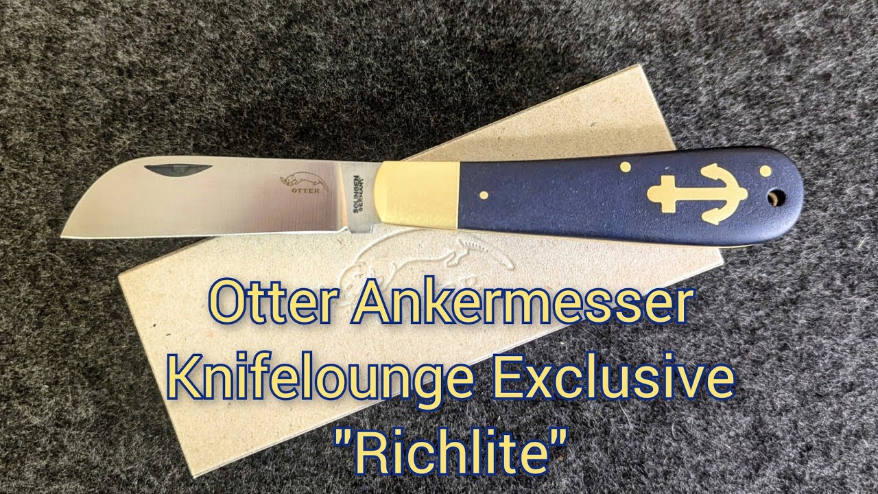 Otter Ankermesser Richlite // Knifelounge Exclusive