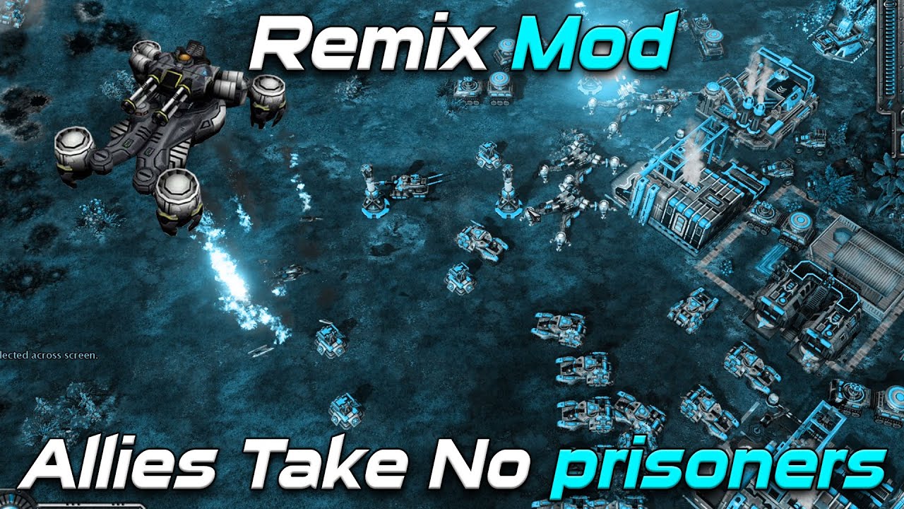 Red Alert 3 Remix Mod | Allies Take No prisoners | 2v2 Vs Brutal Ai , Multiplayer Gameplay , 2020