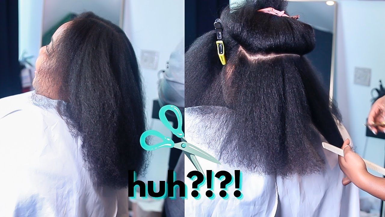 SOMETHING AIN'T RIGHT! | Natural Hair Salon Visit + Detailed Professional Trim Didn't Go As Expected