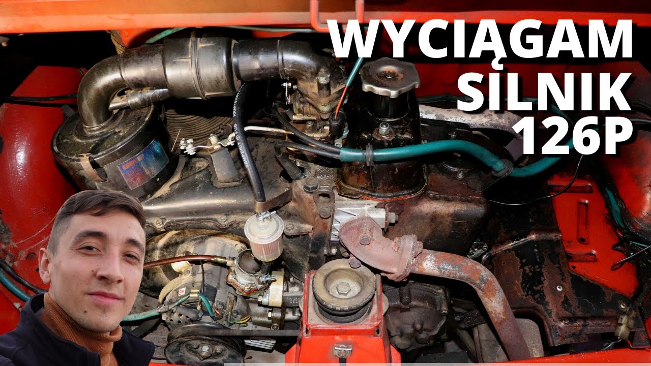 Fiat 126p FL - wizualna renowacja silnika