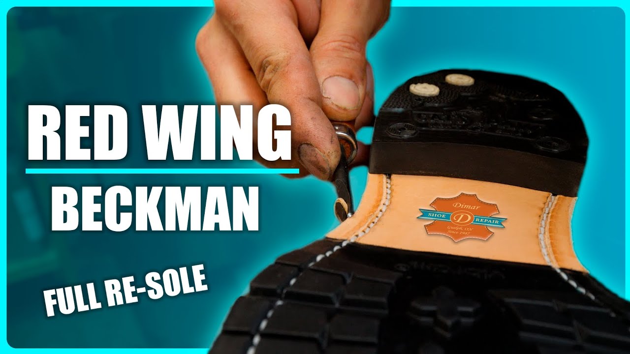 Red Wing Boots Resoled with Vibram And Catspaw Rubber!