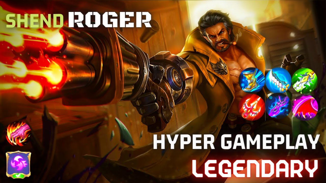 Hyper Roger, Insane Damage, Lifesteal Build | Boogieman - Mobile Legends