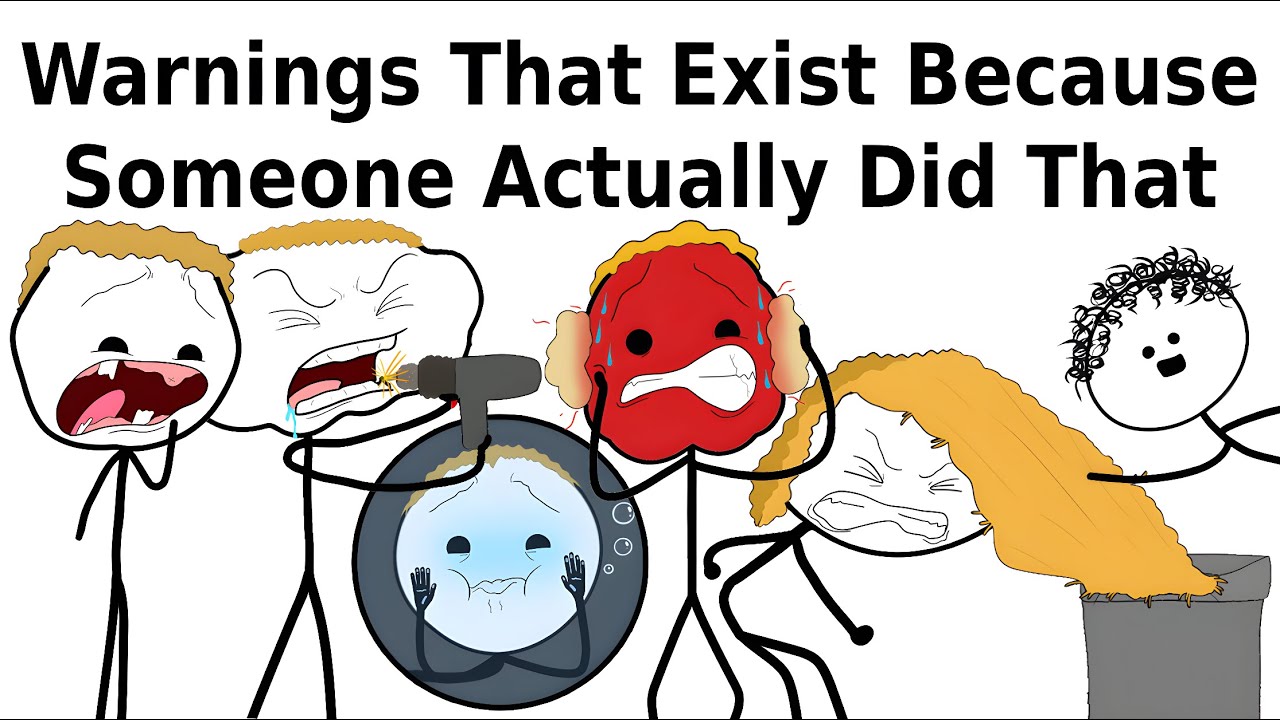 Предупреждающие надписи, которые существуют потому, что кто-то действительно это сделал