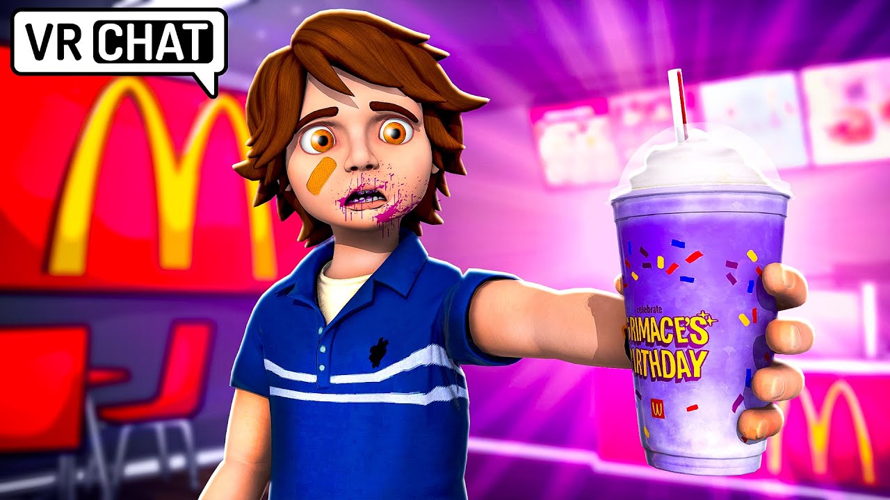 Gregory TRIES The GRIMACE SHAKE in VRCHAT