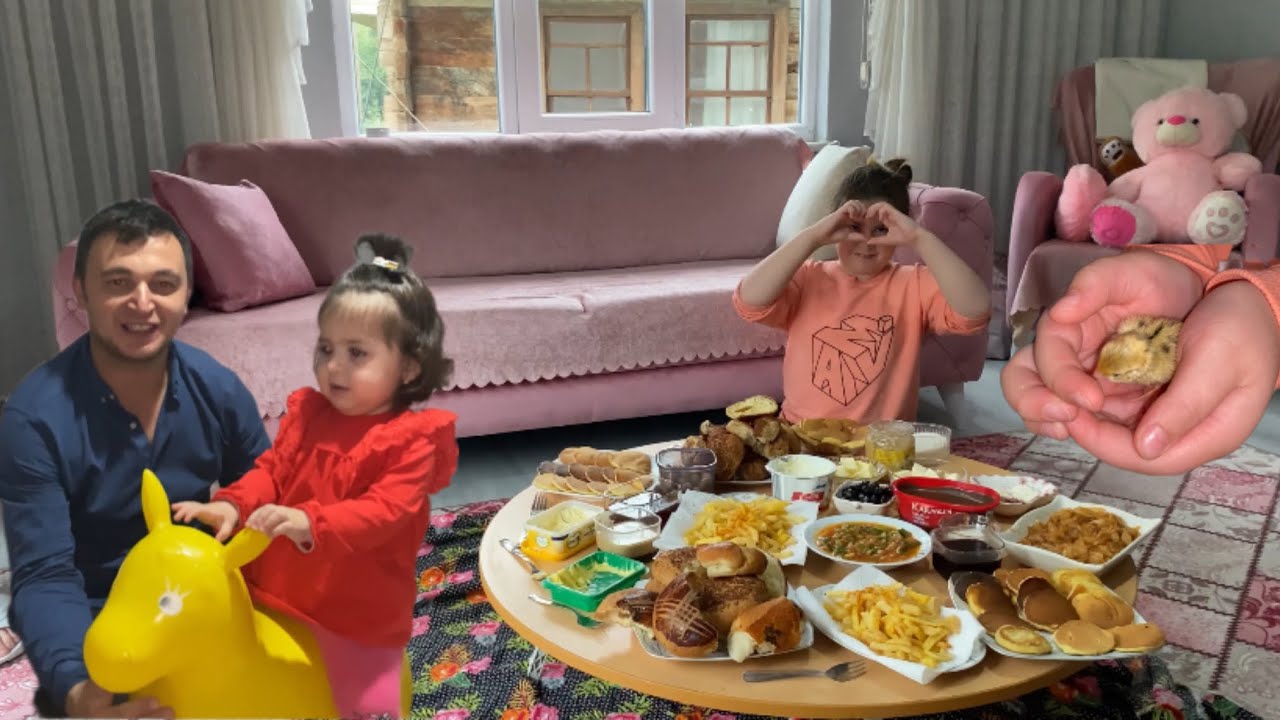 YEĞENİME AT ALDIM~YER SOFRASI~BILDIRCIN YAVRULARI ÇIKTI