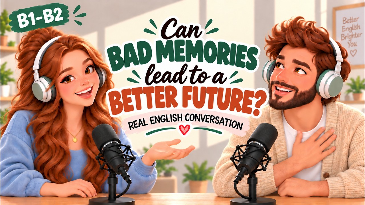 English Podcast For Learning English Conversation Practice | A Good Future Needs Some Bad Memories