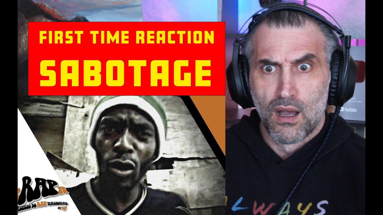 Sabotage - Um Bom Lugar (Clipe Oficial) reaction first time @sabotagerap