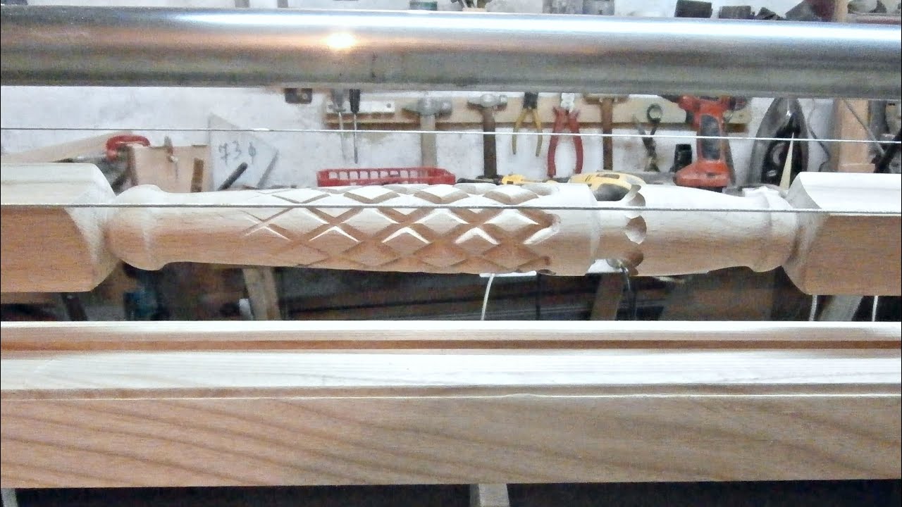 Витые балясины (каннелюр). Часть 4. The milling machine for wood. Part 4.