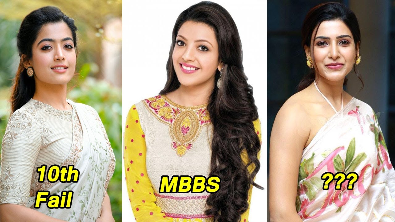 Shocking Education of Tollywood Actress||Samantha,Tamannah,kajal agarwal,Pooja Hegde.SaiPallavi