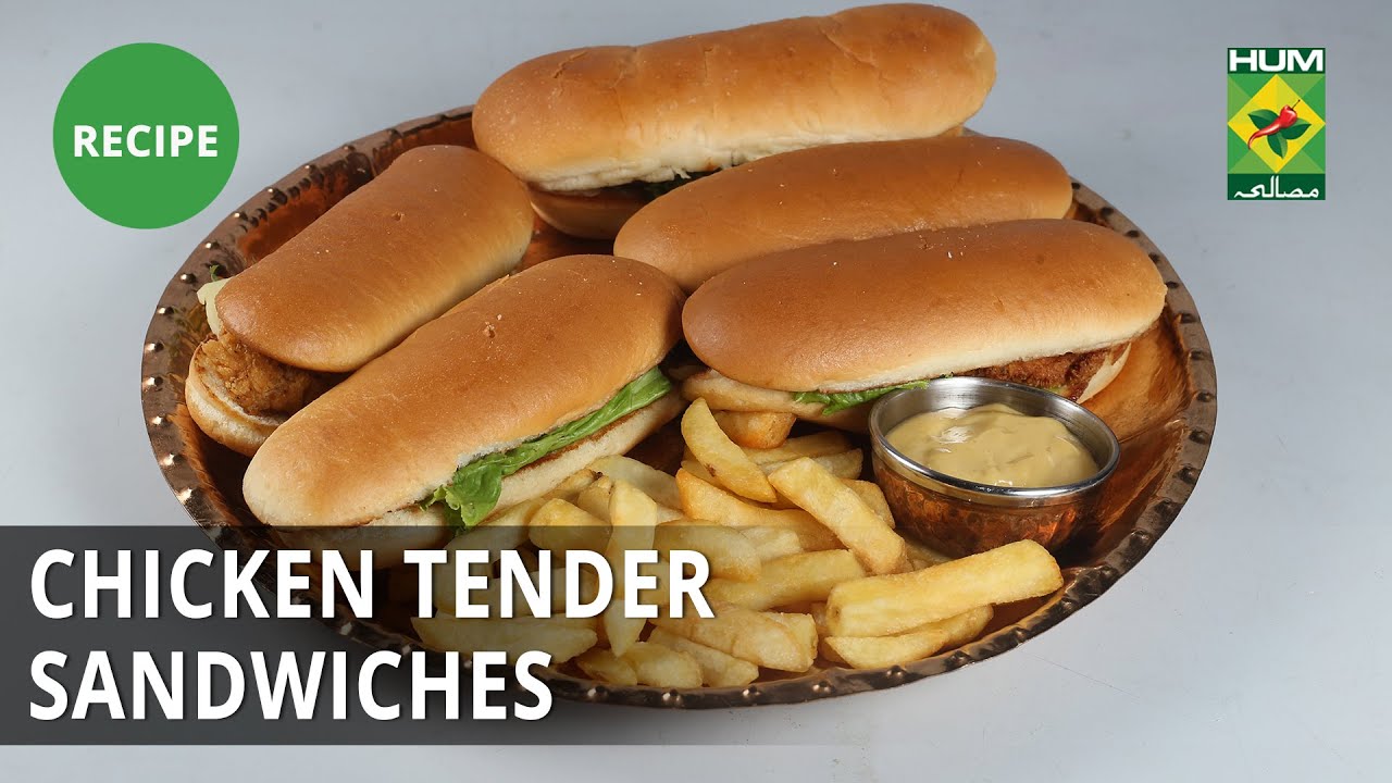 Chicken Tender Sandwiches Recipe | Masala Mornings | Masala TV | Shireen Anwar | Dessert