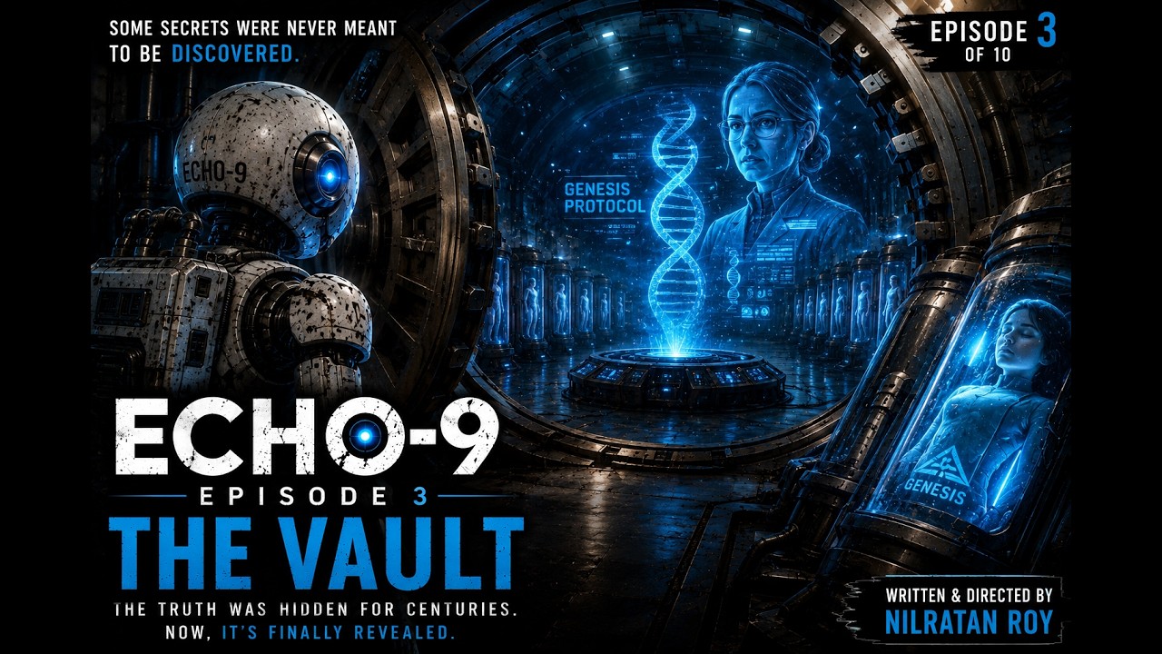 ECHO-9 | Episode 3: THE VAULT | The Truth Hidden for Centuries | Cinematic 3D Sci-Fi Animation (4K)