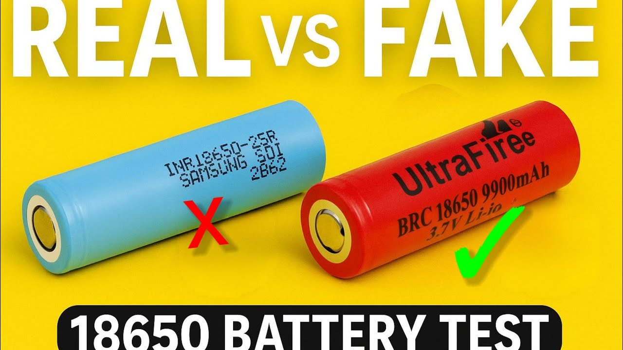 This Effective Trick Will Reveal All Fake and Real Lithium Batteries #Samsung #UltraFire