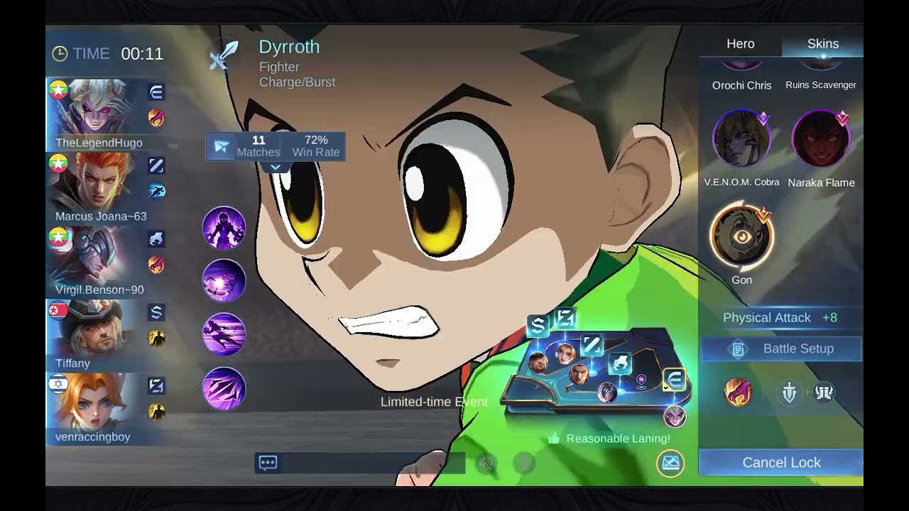 I played Mobile legend 