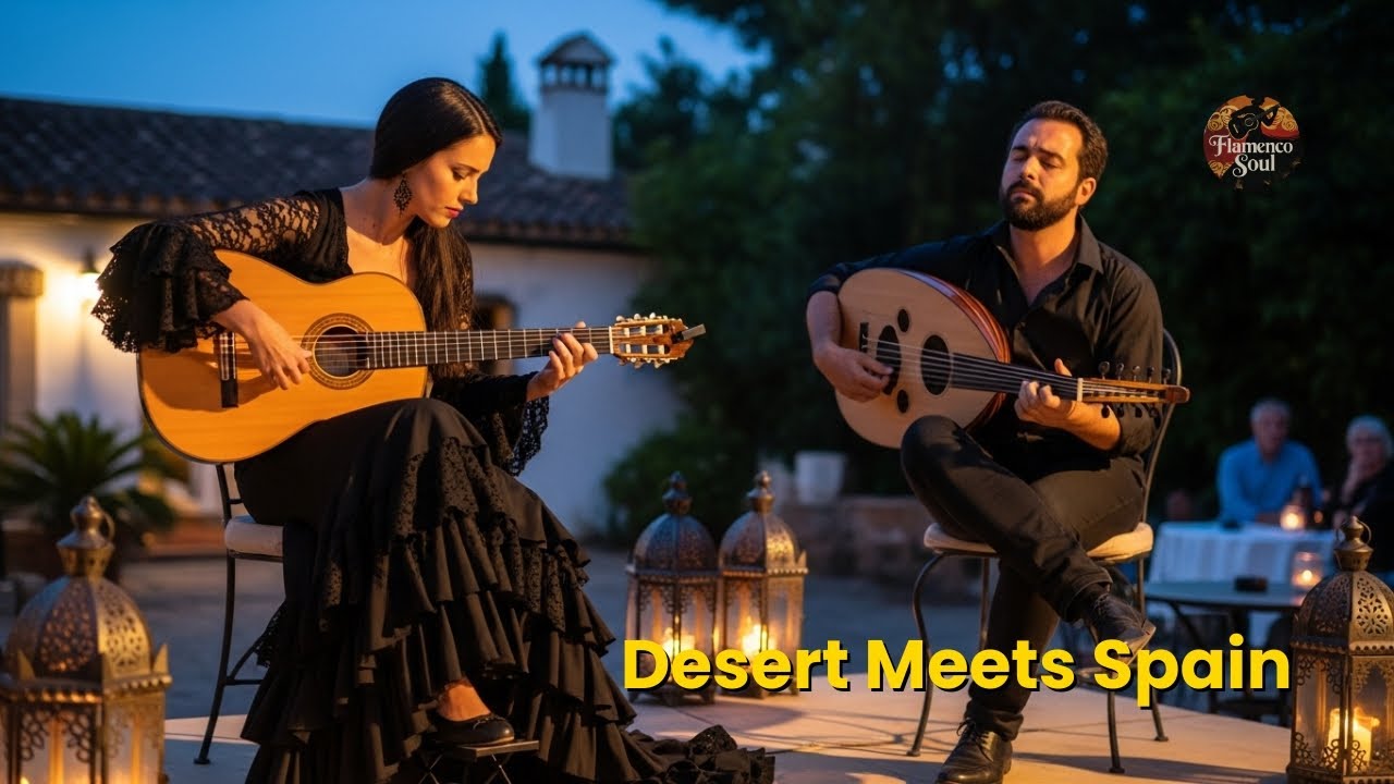 Mediterranean Fusion Live – Flamenco Guitar & Oud Mix for Relax, Work & Café Ambience