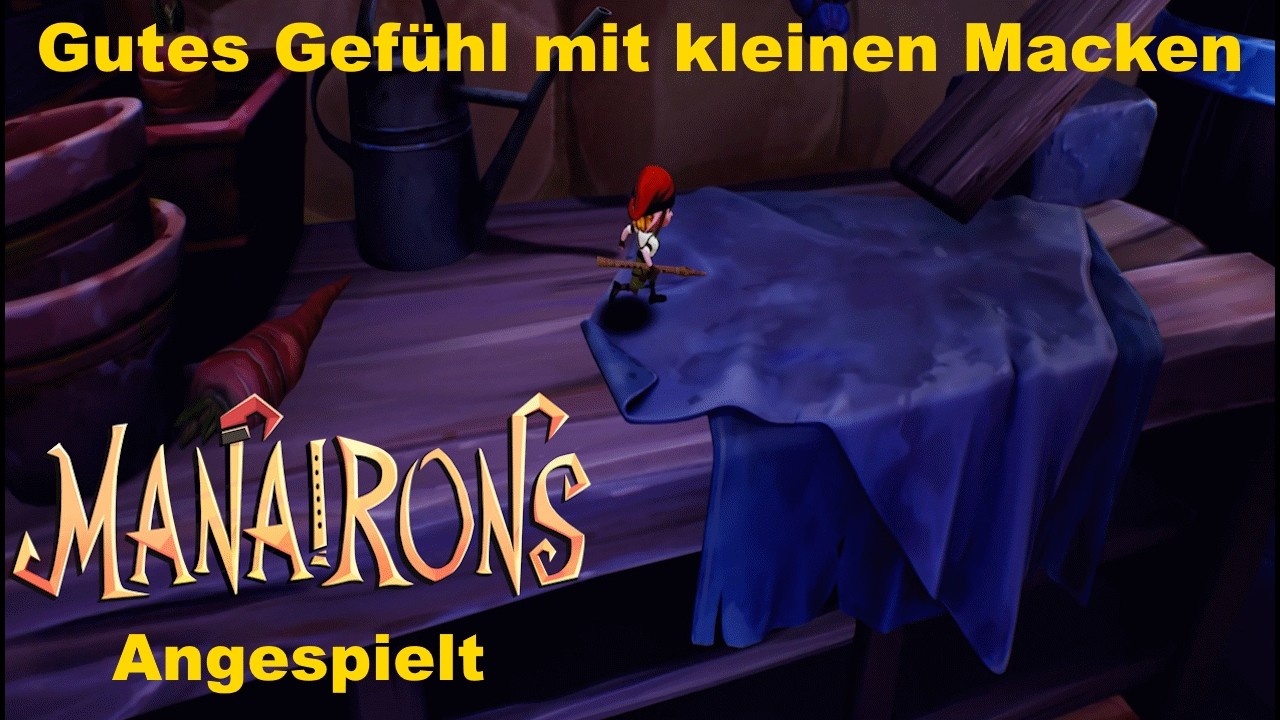 Gutes Gefühl mit kleinen Macken - Manairons - #angespielt #jumpandrun #cute