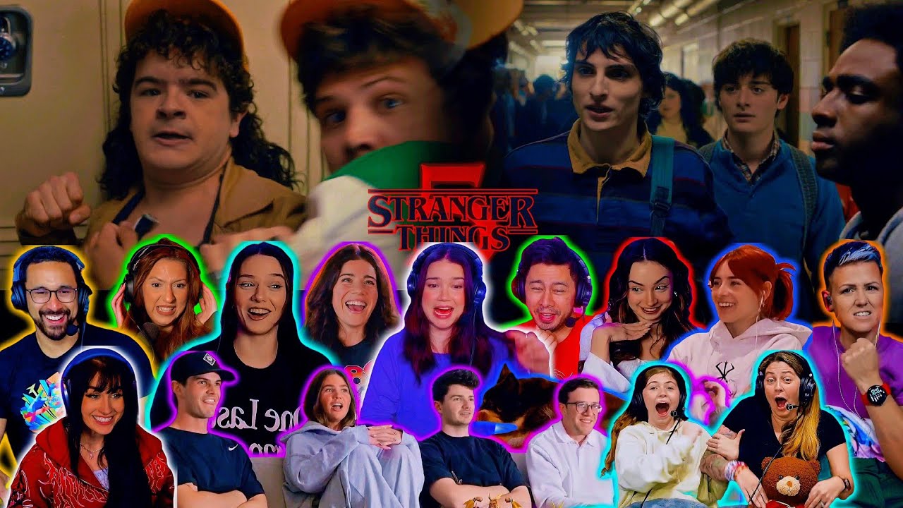 Fans React To DUSTIN, LUCAS, WILL & MIKE SCHOOL SCENE | Stranger Things S5 Ep 1 Reaction Compilation
