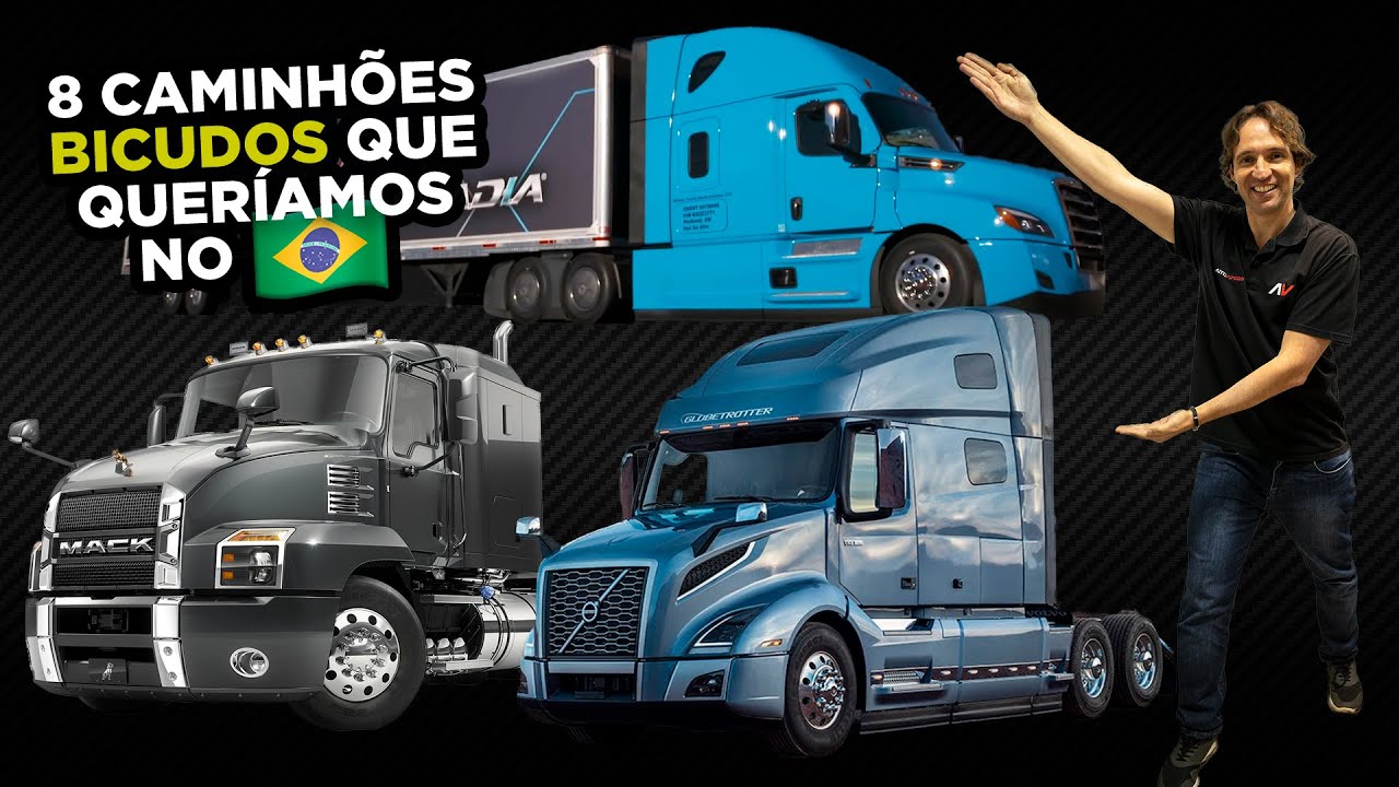 🙋‍♂️8 Caminhões BICUDOS (fenomenais) que queríamos ver rodando no Brasil