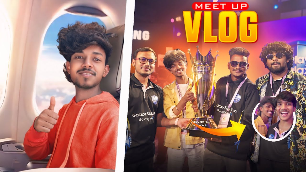 Meeting Big Youtubers! 😱 My First Ever Flight Experience ✈️ - Dream Vlog Video 🔥