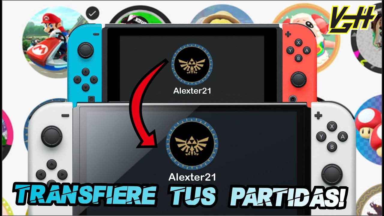 Transfiere tus DATOS DE GUARDADO en Nintendo Switch DE ESTE MODO! | VGH