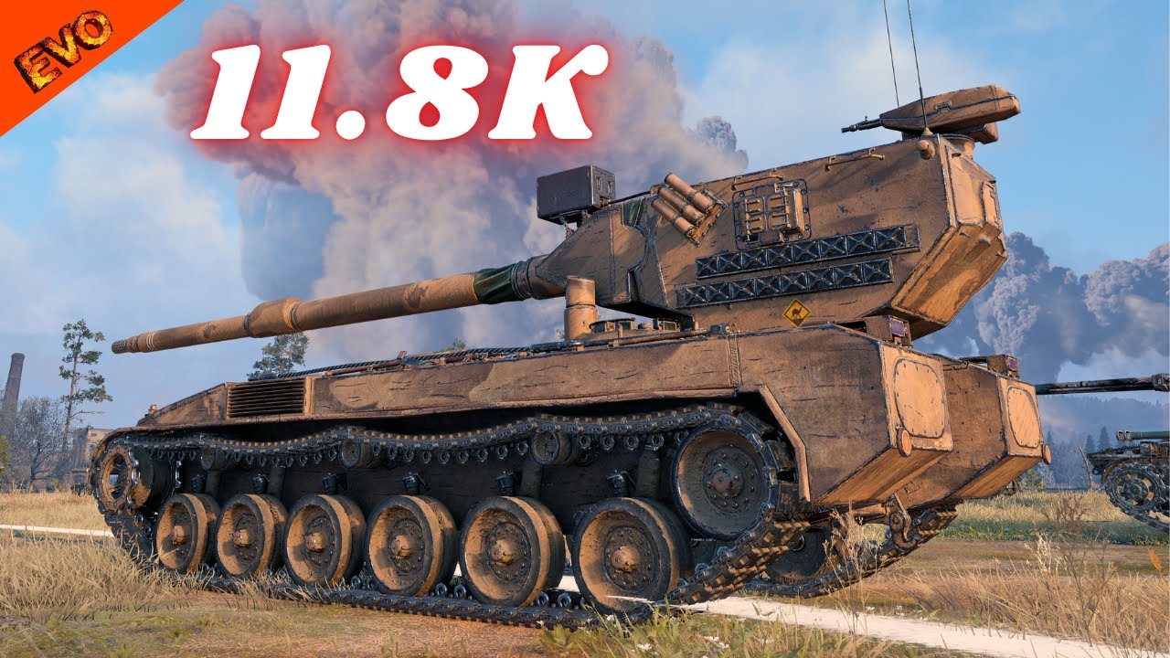 Hirschkäfer  11.8K Damage & Grille 15 - 9K Damage 8 Kills WoT Gameplay