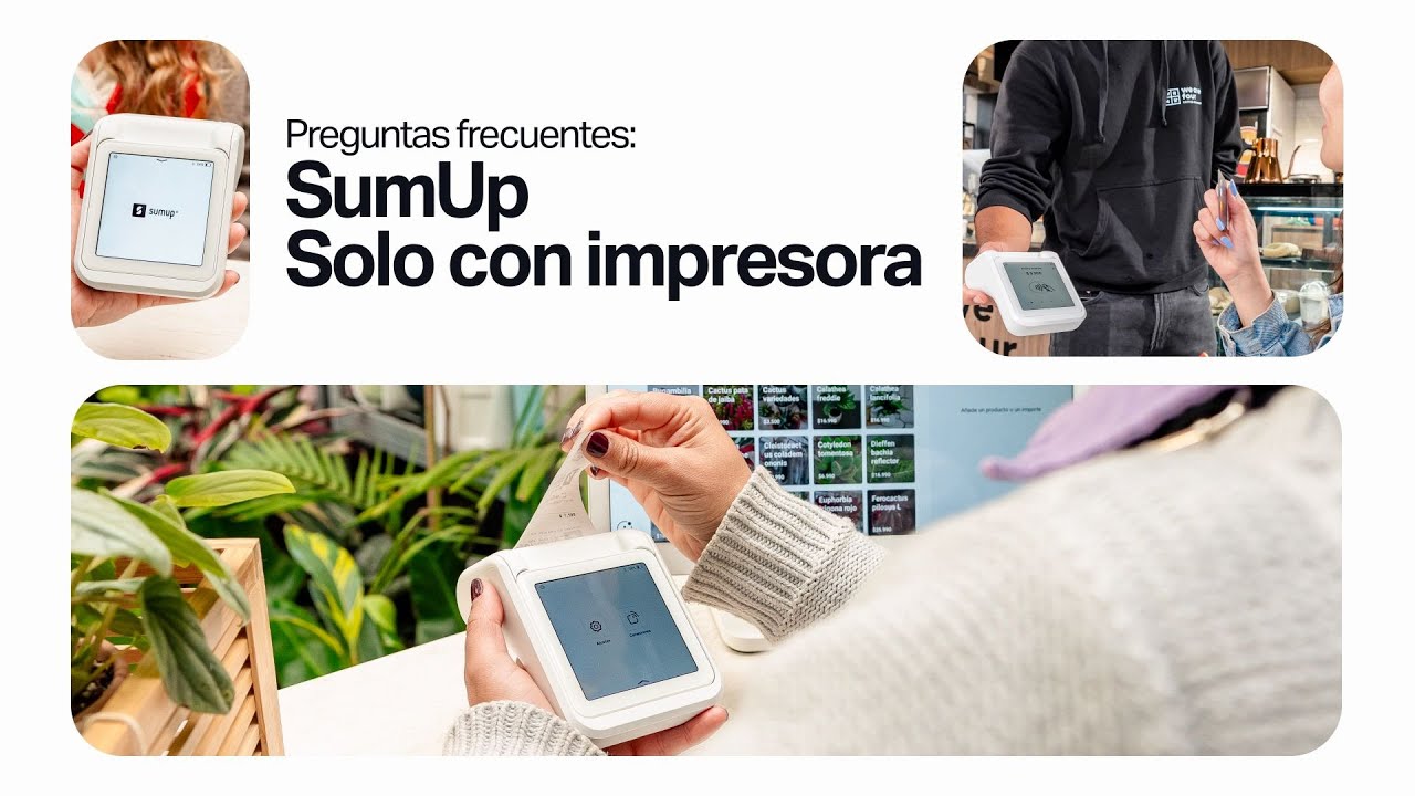Preguntas frecuentes: SumUp Solo con impresora