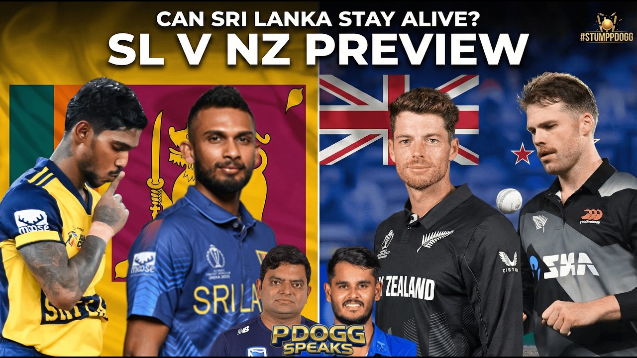 SRI LANKA vs NEW ZEALAND: Can Sri Lanka Stay Alive?! | SL V NZ Match Preview | Pdoggspeaks