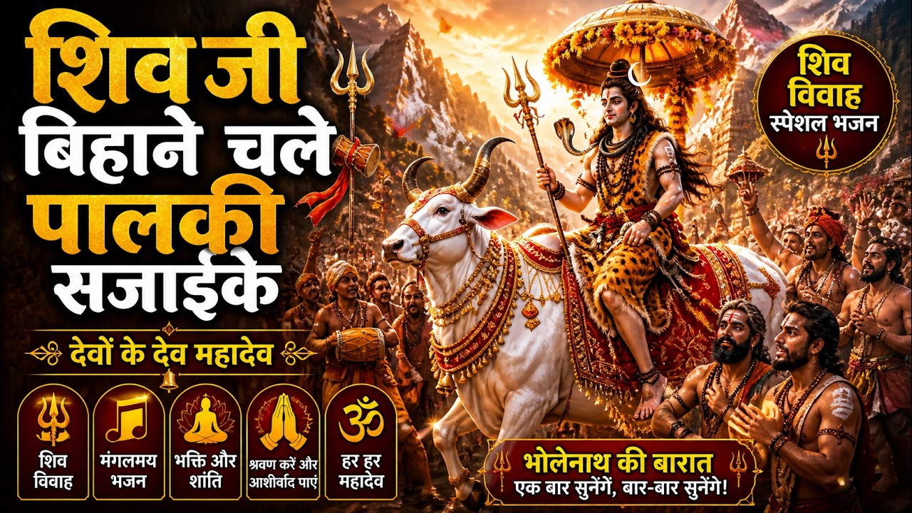 shiv ji bihane chale palki sajaike | देवों के देव महादेव | शिव विवाह भजन