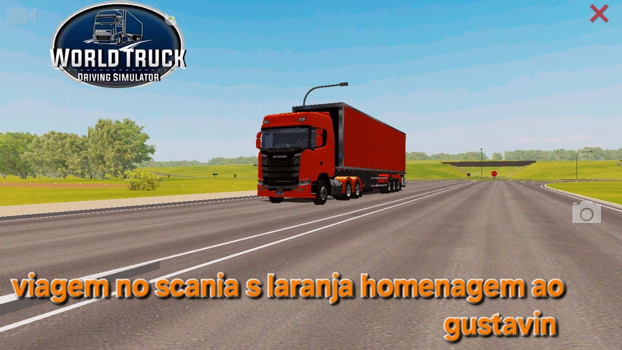 SCANIA S LARANJA NO BAÚ!! HOMENAGEM AO GUSTAVIN _ WTDS!!