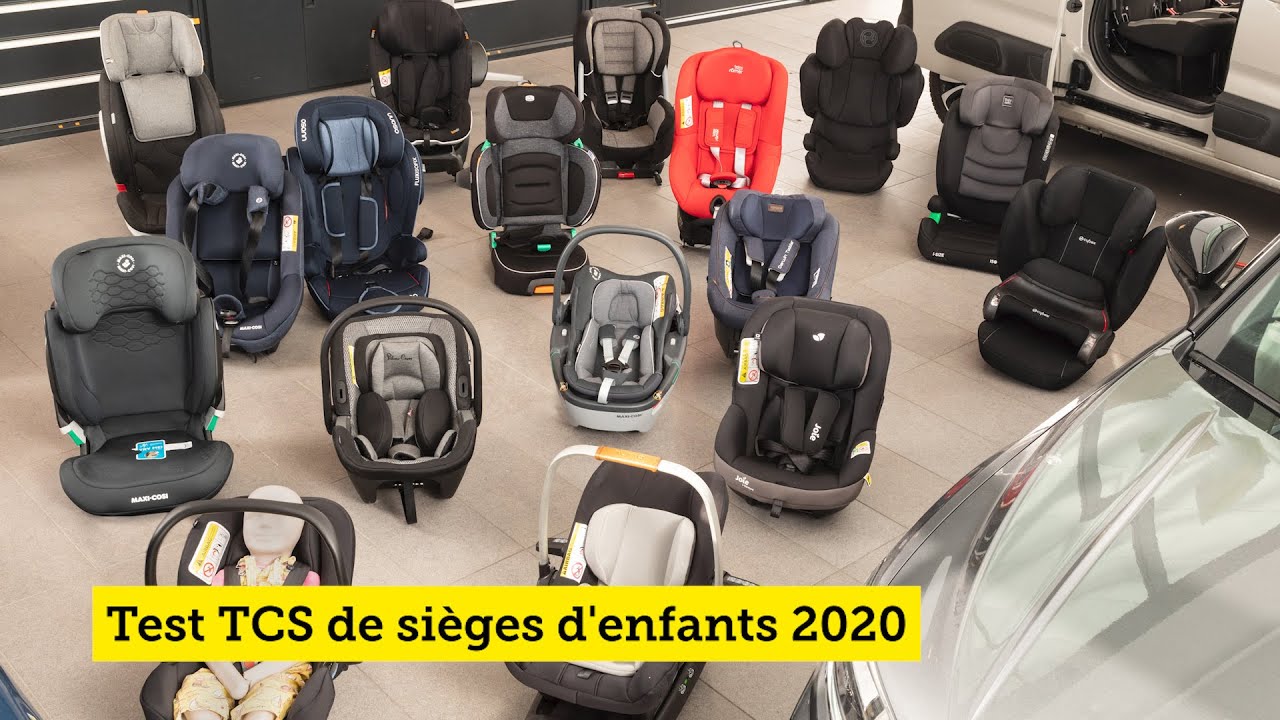 Test TCS de sièges d'enfants 2020