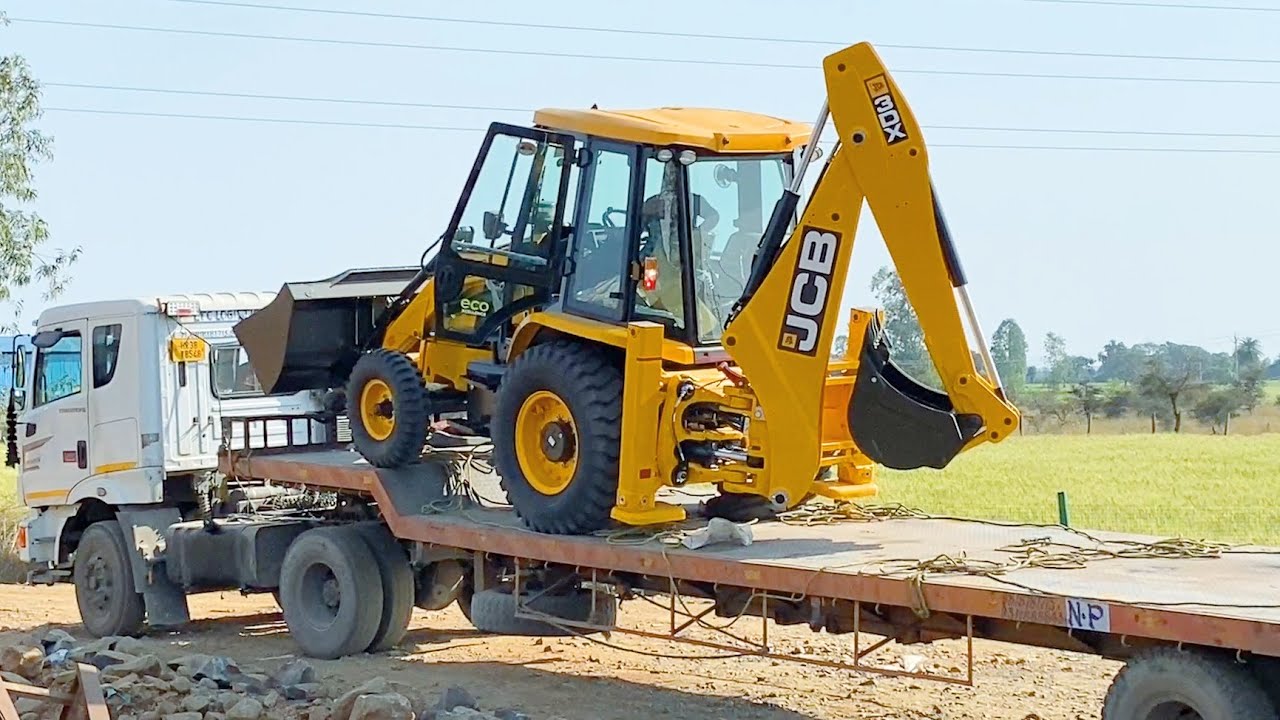 Finally Our New JCB 3Dx Eco Excellence Unloading in Yard Bhopal