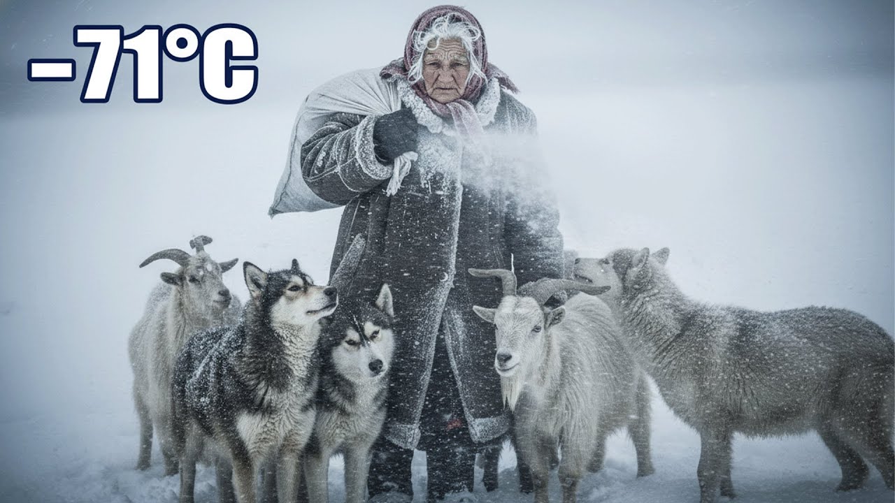She Walks 5 km Every Day at −71°C Just to Feed Her Animals