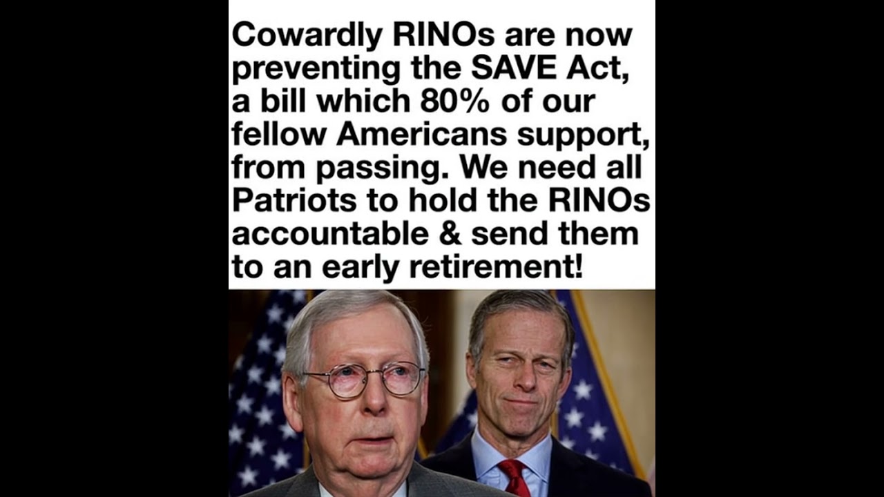 Debate continues over the SAVE Act, election security, Senate opposition, and Republican Party