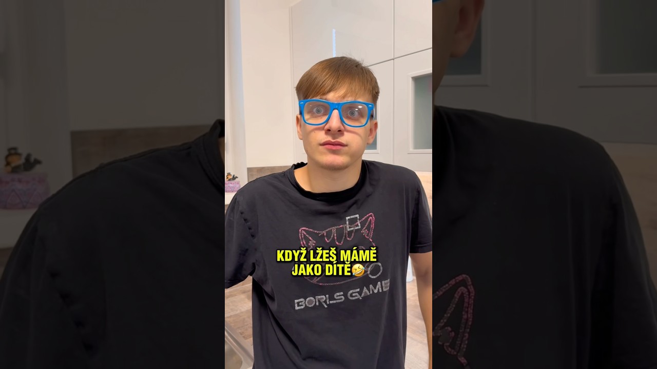 KDYŽ LŽE&Scaron; M&Aacute;MĚ JAKO D&Iacute;TĚ🤣🍫 #funny #vtip #viralvideo #comedy #zabava #trending #foryou #jokes #fy
