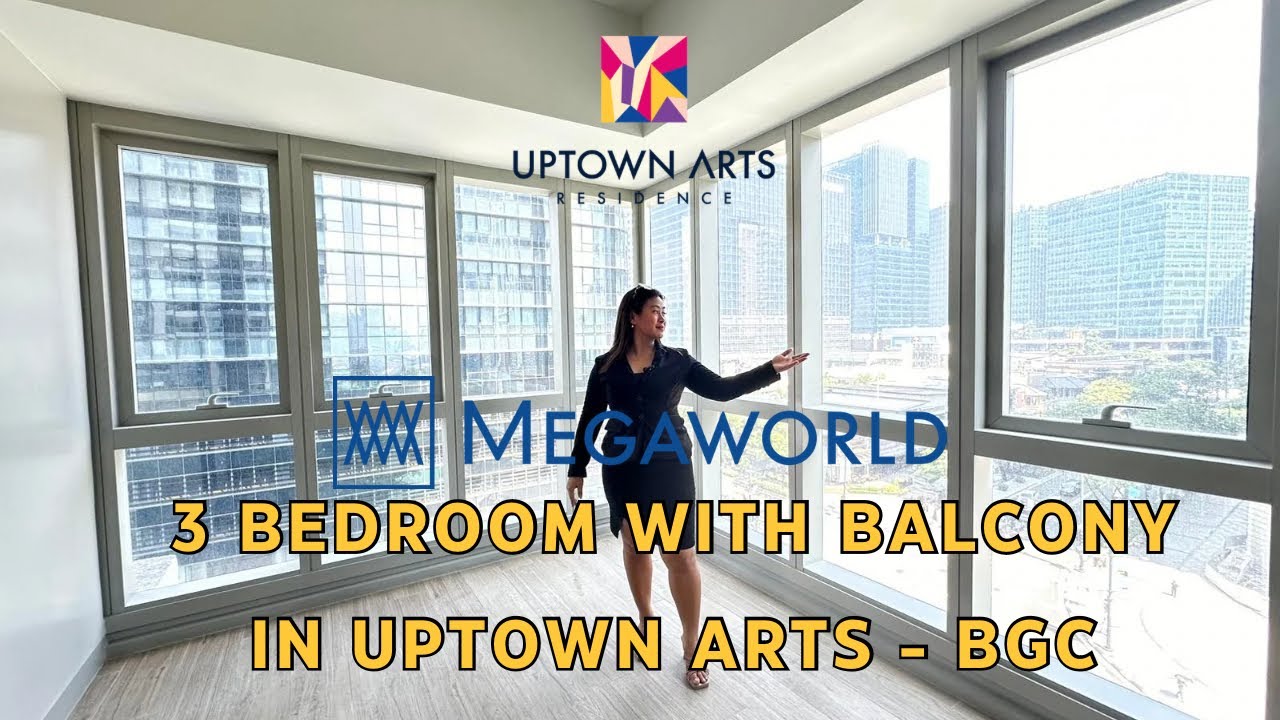 3 Bedroom with Balcony in BGC - No Spot Downpayment | Megaworld Corporation