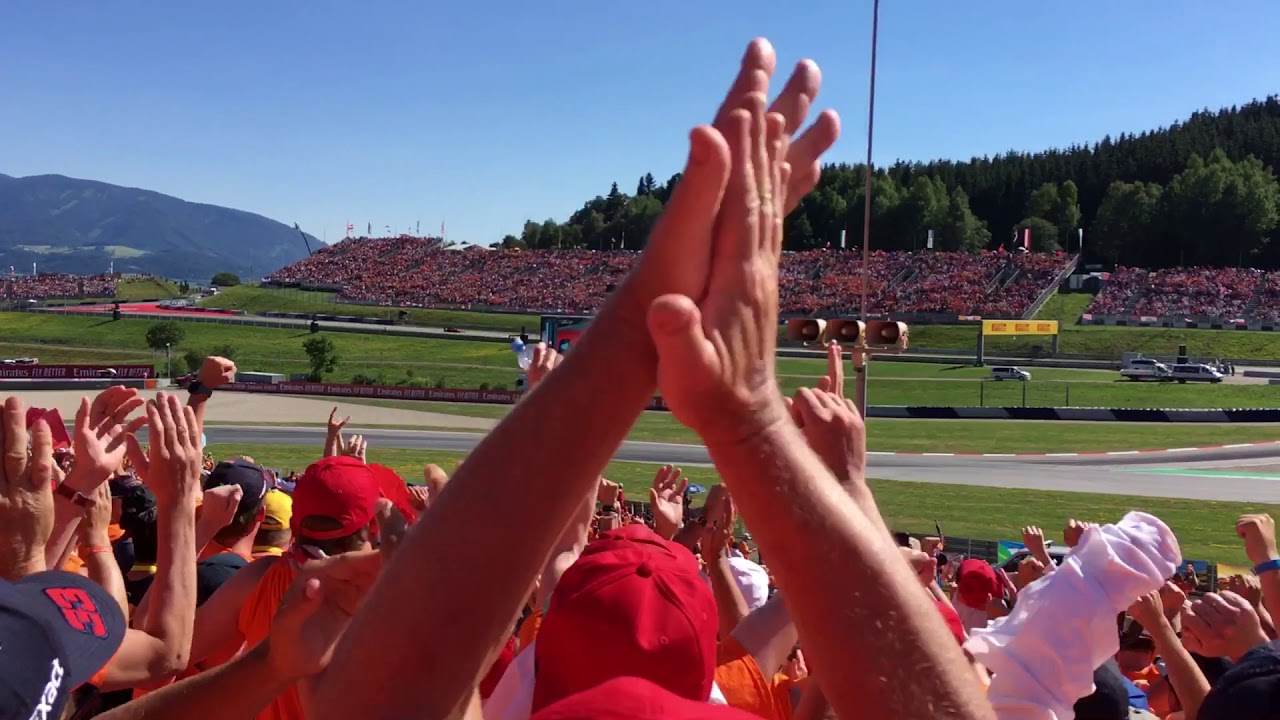 Last laps of Max Verstappen F1 Austria seen from the orange army point of view