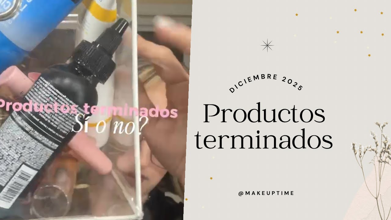 Productos terminados de DICIEMBRE 2025 ❤️😅 (maquillaje -skincare-perfumes y más :) 