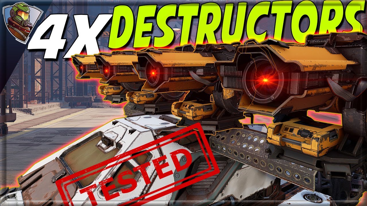 The power of the sun in the palm of my hands. 4x Destructor + Hardon cabin testing and Gameplay