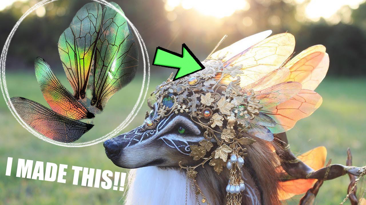 DIY Faerie Wings [Easy Iridescent Fairy Wings!]