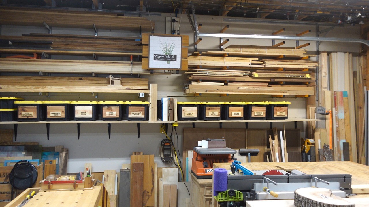 Small Woodworking Shop -  A 10 point organization project