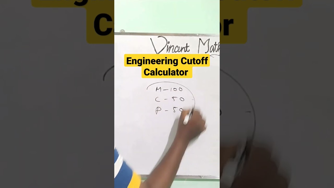 TNEA|2023|Engineering Cutoff Calculator|How to Calculate engineering cutoff| #vincentmaths