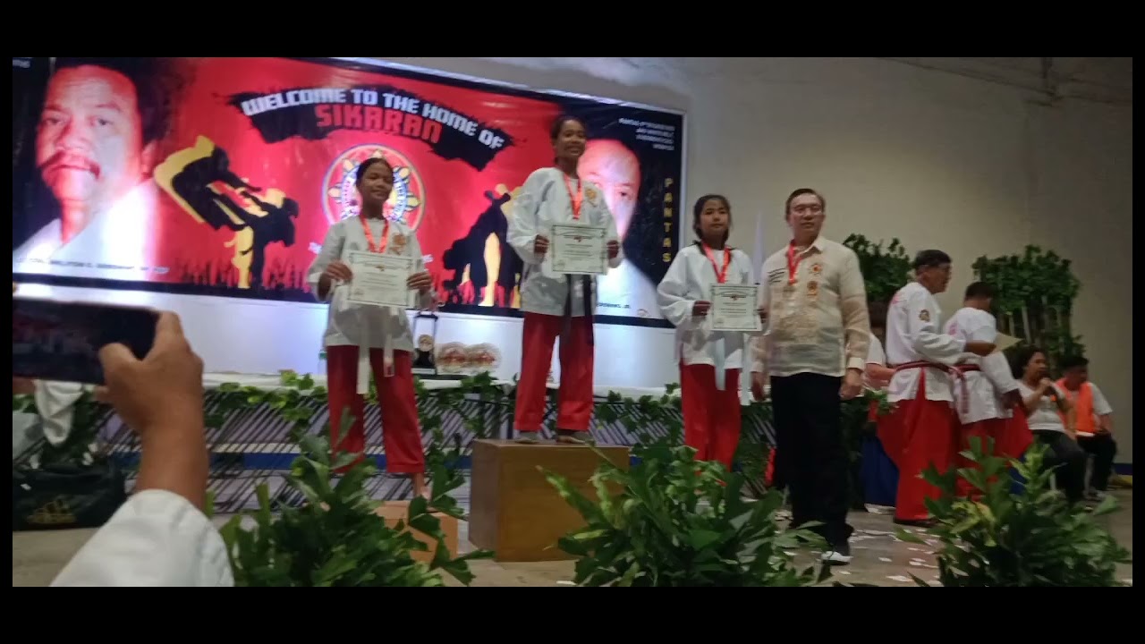 Dwight Llamas champion the 60th sikaran tournament at BARAS RIZAL.