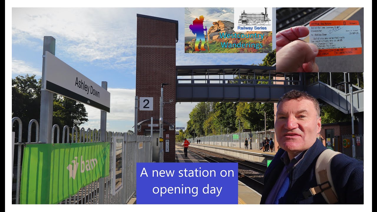 I visit a new railway station on its opening day | Ashley Down | Bristol