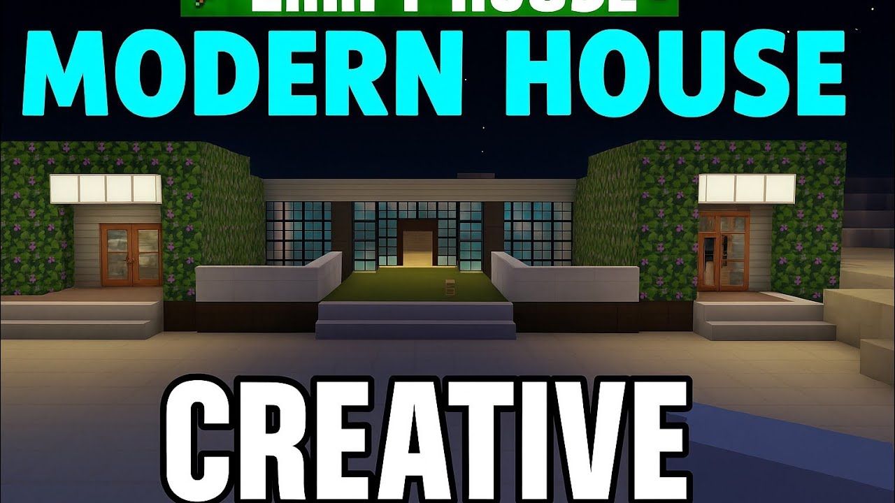 "CRAFT HOUSE | Modern Minecraft Mansion Build 🌌✨"