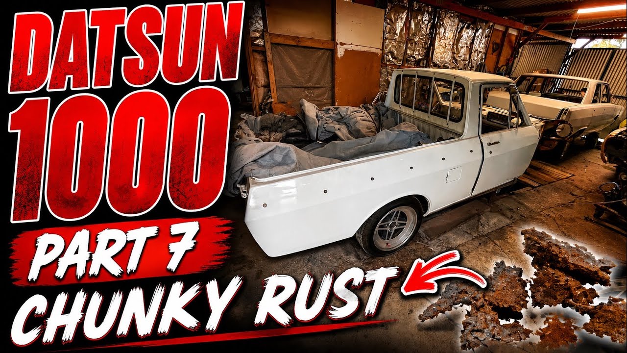 Проект Datsun B20 Ute, часть 7 | Ржавчина на передней стойке становится всё хуже!