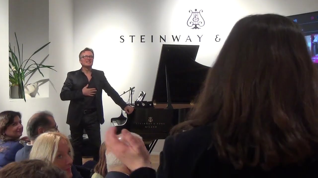 Klaus Bellavitis Presentazione Ritratti Musicali e QR Concert presso Steinway & Sons Part 3