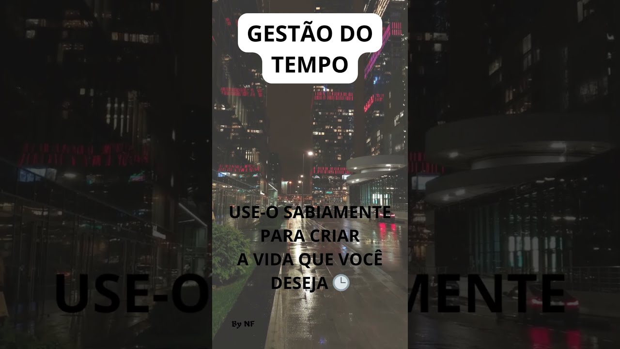 Gest&atilde;o do Tempo #gestaodotempo #diario #shorts #mensagem #frases #motivacional #viral