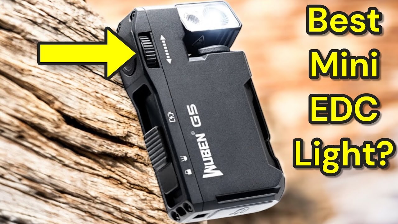 Wuben G5 — плоский EDC-фонарик, о необходимости которого вы даже не подозревали!