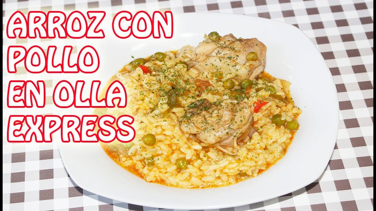 Como hacer arroz con pollo en olla express/Versión mejorada/Maryla y sus Recetas