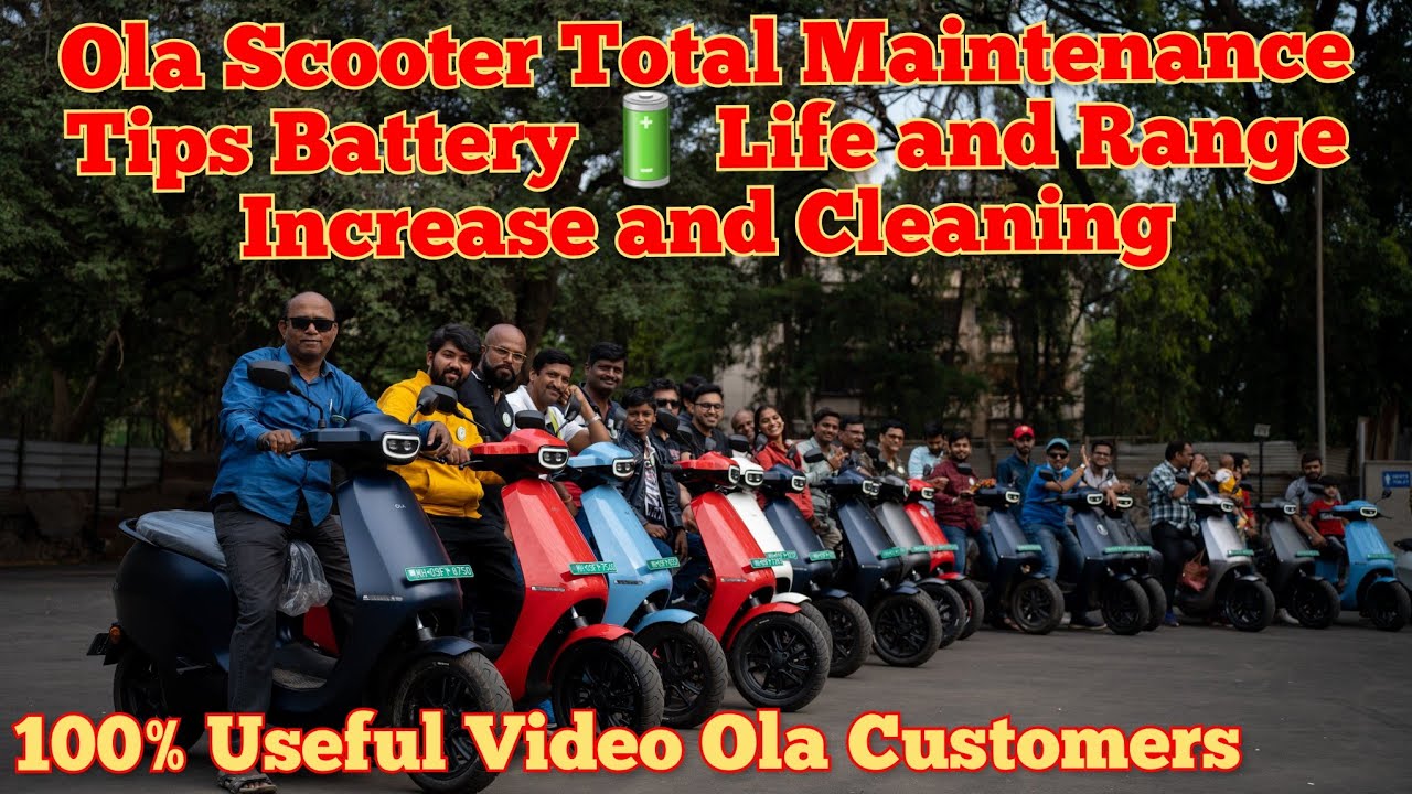 Ola Electric Scooter Maintenance 🔋 Tips